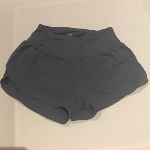 Dark blue women’s athletic shorts